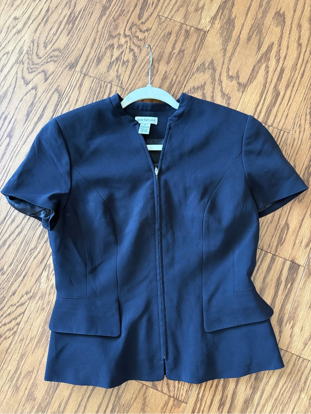 Ann Taylor Zip Up Top